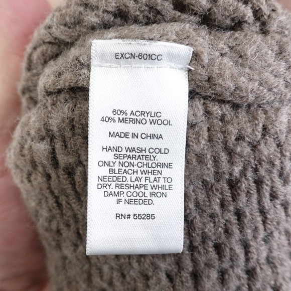 EXPRESS ROUND NECK MERINO WOOL ACRYLIC SWEATER WOMENS SIZE M MEDIUM - Picture 6 of 6